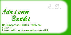 adrienn batki business card